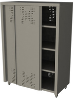 Шкаф кухонный для хлеба двери купе RESTOINOX ШККХ-9/5 900x500x1700 мм