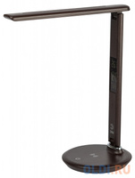 ЭРА Б0057201 Настольный светильник NLED-505-10W-BR светодиодный коричн, выбор цвет температуры, три уровня яркости, мног