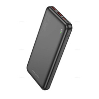 Портативный аккумулятор 10000mAh 2гн.QC3.0 + 1гн. PD20W BJ38 BoroFone, чёрный