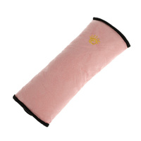 Накладная подушка на ремень безопасности, 28 см, розовая No brand