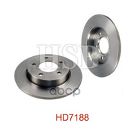 Диск Тормозной Задний Mazda 3 1.4/1.6/1.6Td 03> HSB арт. HD7188 2 шт.