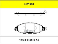 Колодки Тормозные Дисковые Передние Infiniti Jx 12-, Qx60 12- / Nissan Pathfinder Iv (R52) 12-, Murano 14- HSB арт. HP53