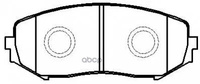 Колодки Тормозные Дисковые Передн Suzuki: Grand Vitara 05- HSB арт. HP8447