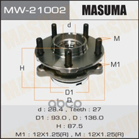 Ступица Передняя Nissan Fuga Masuma Mw-21002 Masuma арт. MW-21002