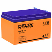 Аккумуляторная батарея для ИБП любых торговых марок 12 В 12 Ач 151х98х95 мм DELTA HR 12-12