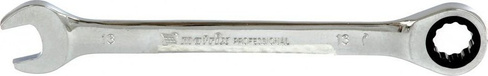 Ключ комбинированный трещоточный MATRIX 13мм, crv, зеркальный хром [14806]