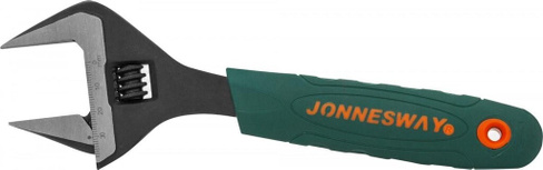 Ключ разводной JONNESWAY W27AE8 с увеличенным диапазоном, 0-38 мм, L-200 мм [048719]