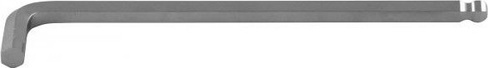 Ключ шестигранный JONNESWAY H23S1170 удлиненный с шаром для изношенного крепежа, H17 [049343]