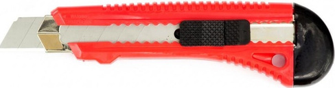 Нож для строительных работ MATRIX 18 мм нож,, выдвижное лезвие, металлическая направ [78918]