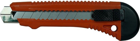Нож для строительных работ Sturm 1076-09-02 18 мм, выдвиж. лезвие, механич. фиксатор STURM