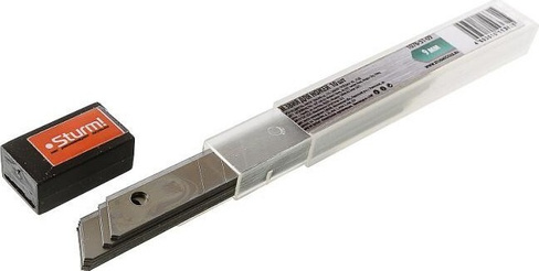 Лезвие для ножа Sturm 1076-S1-09 9мм сегментированные, 10 шт. STURM