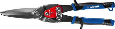 Ножницы по металлу ЗУБР МАСТЕР КАТРАН 300 мм, прямые удлиненные, cr-mo [23130-SL]