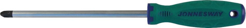 Отвертка крестовая JONNESWAY D71P180 ANTI-SLIP GRIP, PH1 x 80 мм [046101]