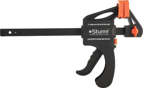 Струбцина быстрозажимная Sturm 1078-04-15 зев 15см STURM