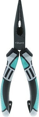 Длинногубцы Sturm 1020-13-3-160 160мм, crv, тефлоновое покрытие, tpe рукоятки STURM