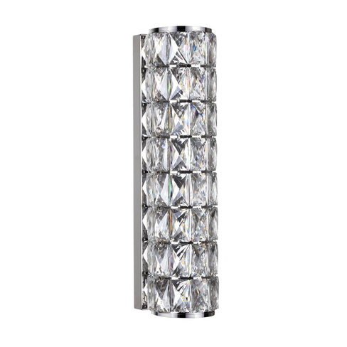 Настенный светильник LED 8W 4000K 463Lm PANTA 4927/8WL L-VISION ODL24 483 хром/металл/хрусталь