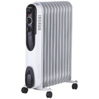 Масляный радиатор Neoclima NC 9307, с терморегулятором, 1500Вт, 7 секций, 3 режима, белый