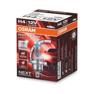 Лампа Галогеновая Головного Света H4 P43t 3400K Night Breaker Laser 12V 60/55W Картон 1Шт Osram арт. 64193NL