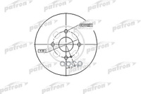 Диск Тормозной Передн Mazda: 323 F Vi 98-04, 323 S Vi 98-04 PATRON арт. PBD4120 2 шт.