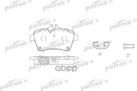 Колодки Тормозные Дисковые Передн Mercedes-Benz: A-Class 04- PATRON арт. PBP1593