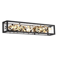Настенный светильник LED 1x23W 4000K BILD 5065/23WL L-VISION ODL24 393 черный/золото/металл/металл
