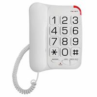 Проводной телефон Texet TX-201 White (Белый)