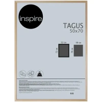 Рамка Inspire Tagus 50x70 см цвет дерево INSPIRE Фоторамка Фоторамки