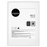 Рамка Inspire Milo 50x70 см цвет белый INSPIRE None