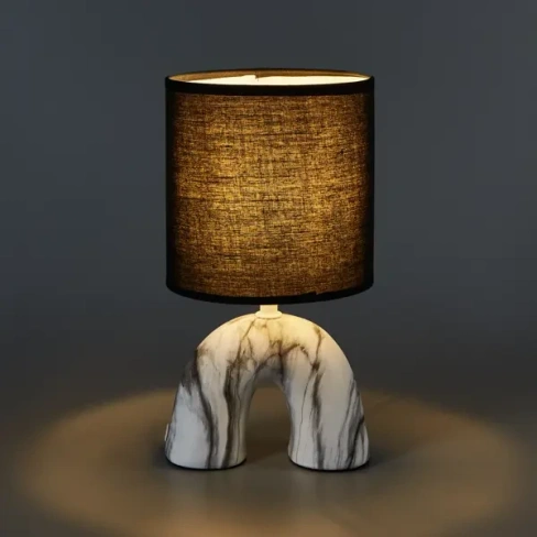 Настольная лампа Rexant «Форте» цвет белый мрамор REXANT